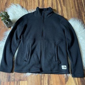 The North Face Dark Gray Full Zip Fleece Jacket